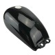 Motorcycle Bright black Fuel Gas Tank For Suzuki GN125250 Cafe Racer 24 Gallon 9L Universal  