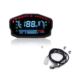 Universal LCD LED motorcycle speedometer, odometer