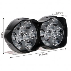 18 LEDs Motorcycles LED Headlight
